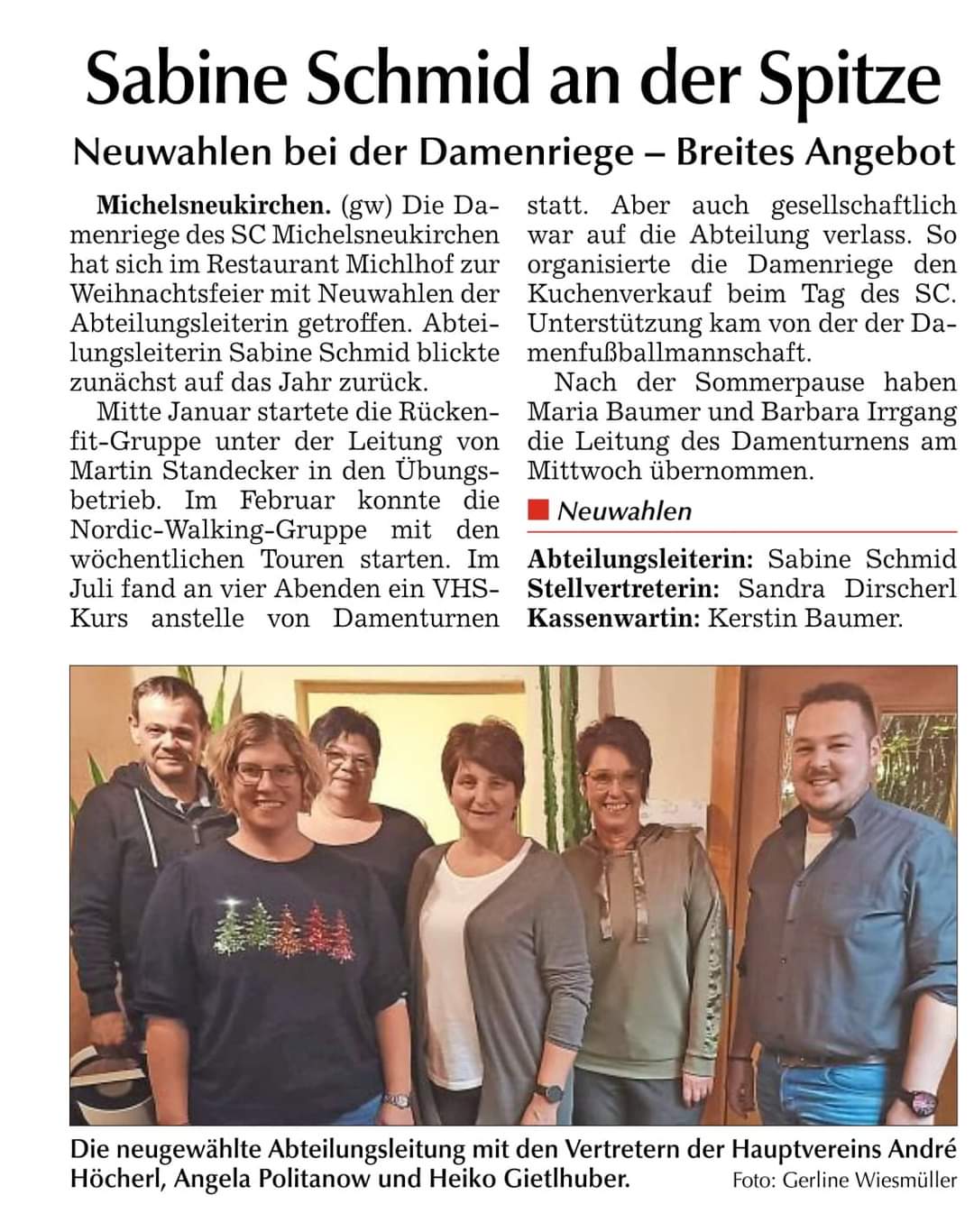 DAMENRIEGE SC Michelsneukirchen 1949 e.V.